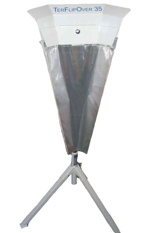 machine for sleeving flowers
